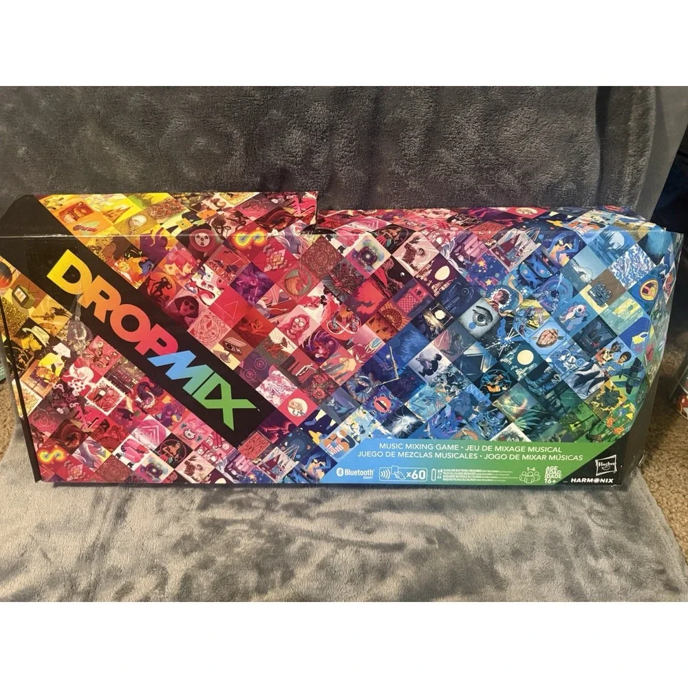 Hasbro Harmonix Dropmix Gaming System Board Music Mixer W/65 Cards & Instruction